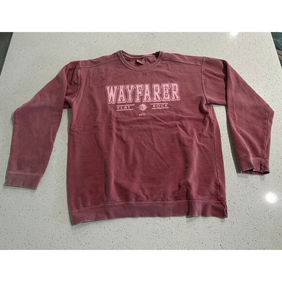 Comfort Colors Tops - Vintage Wayfarer Flat Rock North Carolina Sweatshirt Size Large